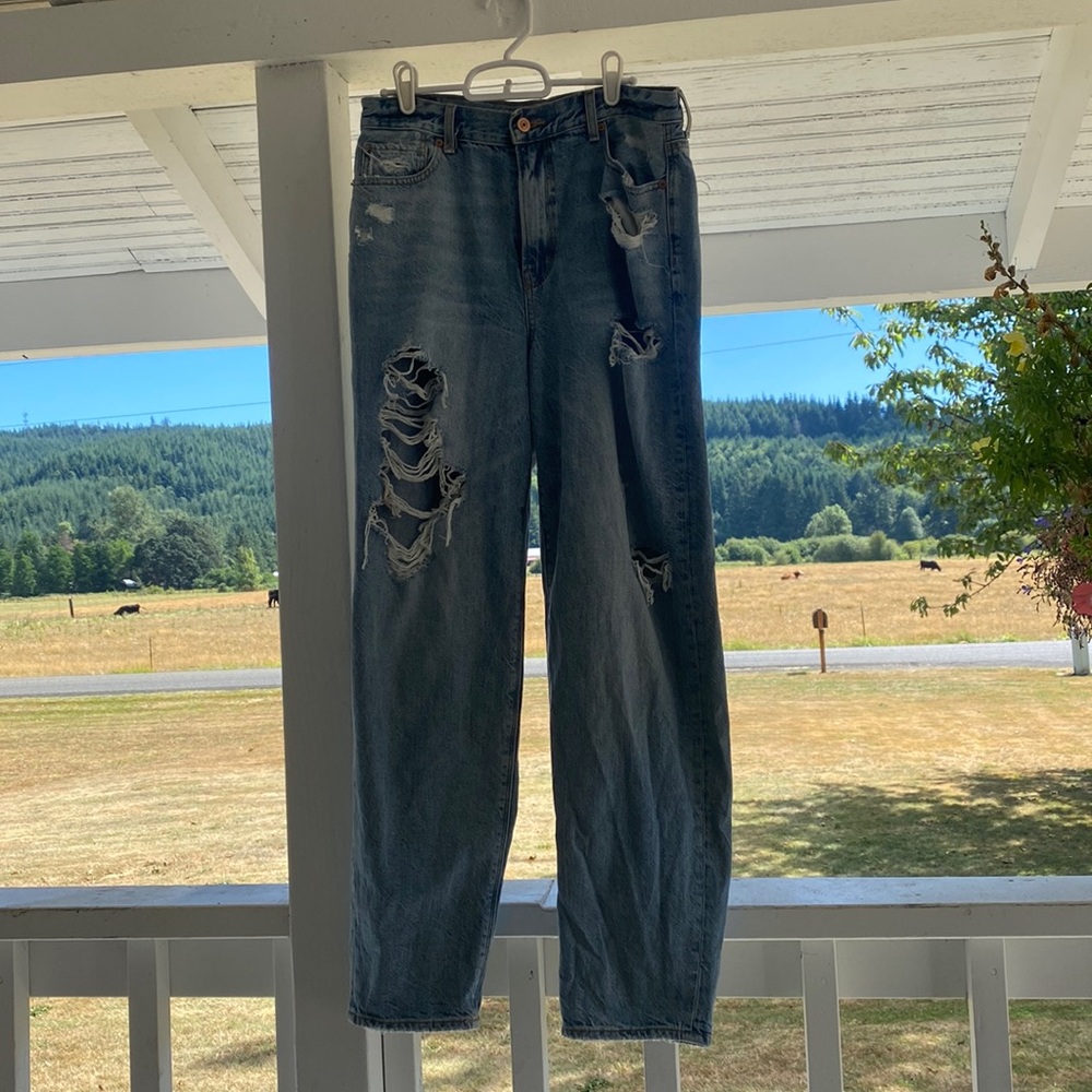 American eagle mom jeans.